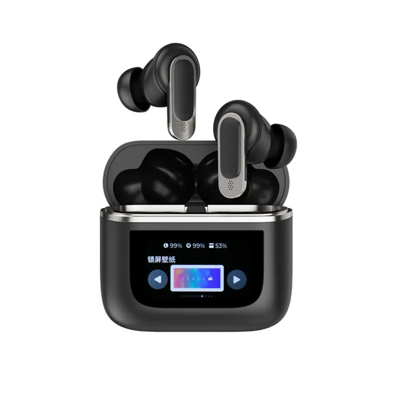 Save Big on Bulk Earphones Tws TWS Earphones 2024, V8 Waterproof Wireless Headphones Digital Display LCD Touch Control Sport Noise Cancelling Earbuds,
