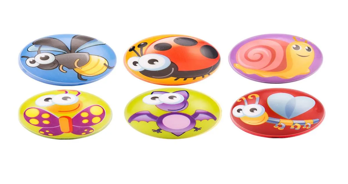 Cute Cartoon Insects Butterfly Snails Toy Balls Soft PU Sponge Foam Bouncy Ball Relief Toys Novelty Baby Toys For Children Gifts8945050