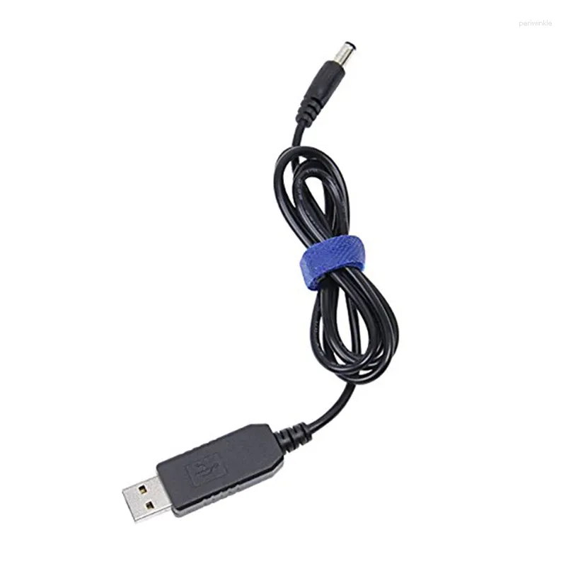 Lepels USB naar DC converterkabel 5V 12V spanningsverhogend 5,5x2,1mm mannelijk 1M