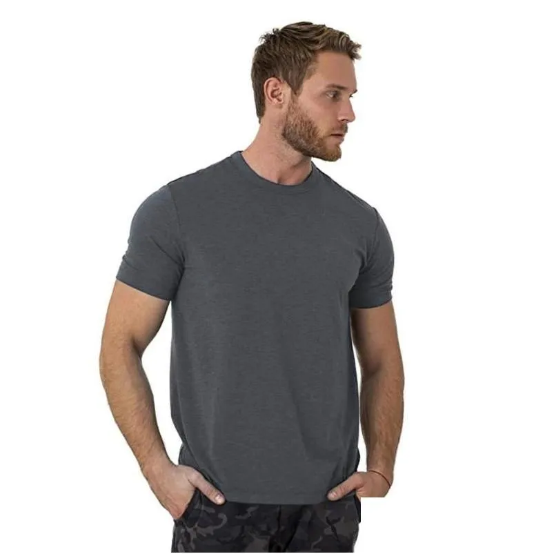 남자 티셔츠 남성 메리노 울 티스베이스 레이어 셔츠 위크 숨어 빠른 건조 방지 많은 색상 드롭 배달 의류 의류 dhqp5