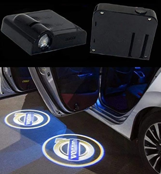 2 Stücke Wireless Universal LED Autotür Willkommenslicht Laser Autotür Schatten Led Projektor Logo Drahtlose Auto Willkommenstür für 7176332