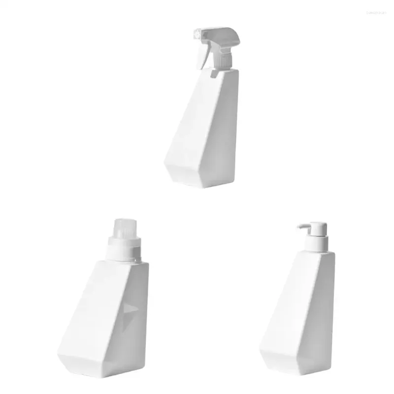 Garrafas de armazenamento dispensador de sabão garrafa vazia recarregável recipiente leve para shampoo cremes dispensadores de mão cozinha lavagem do corpo
