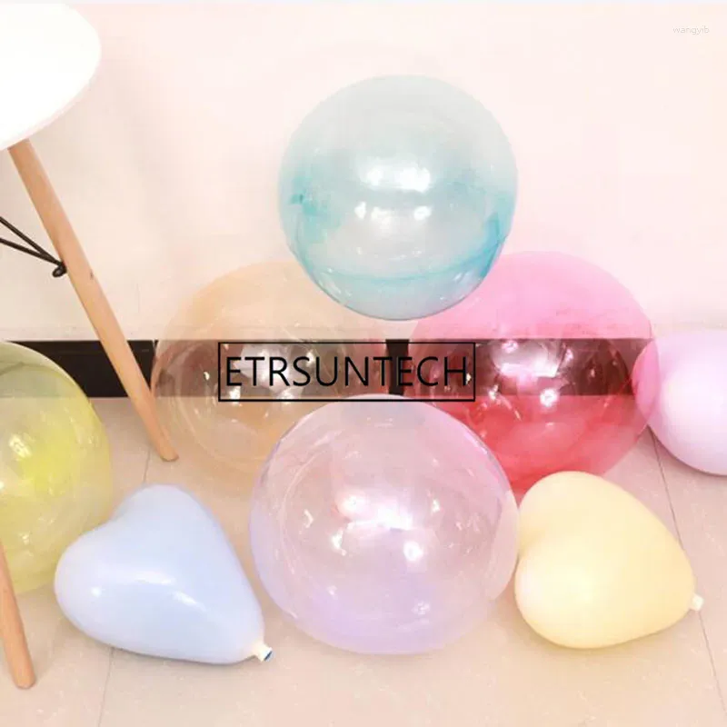Party Decoration 100pcs 36inch No Wrinkle Crystal Bobo Balloon Decor Transparent Clear Helium Bubble Wedding