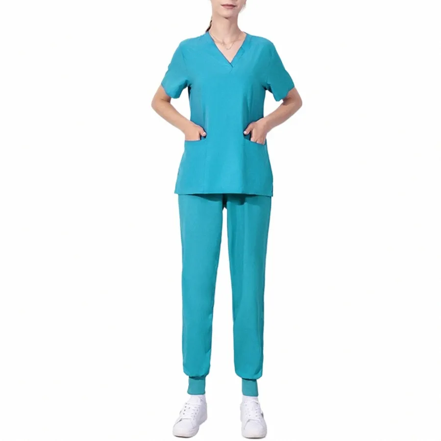 atacado mulheres usam ternos esfrega hospital médico trabalho uniforme médico cirúrgico multicolor unisex uniforme enfermeira accories i7Pz #