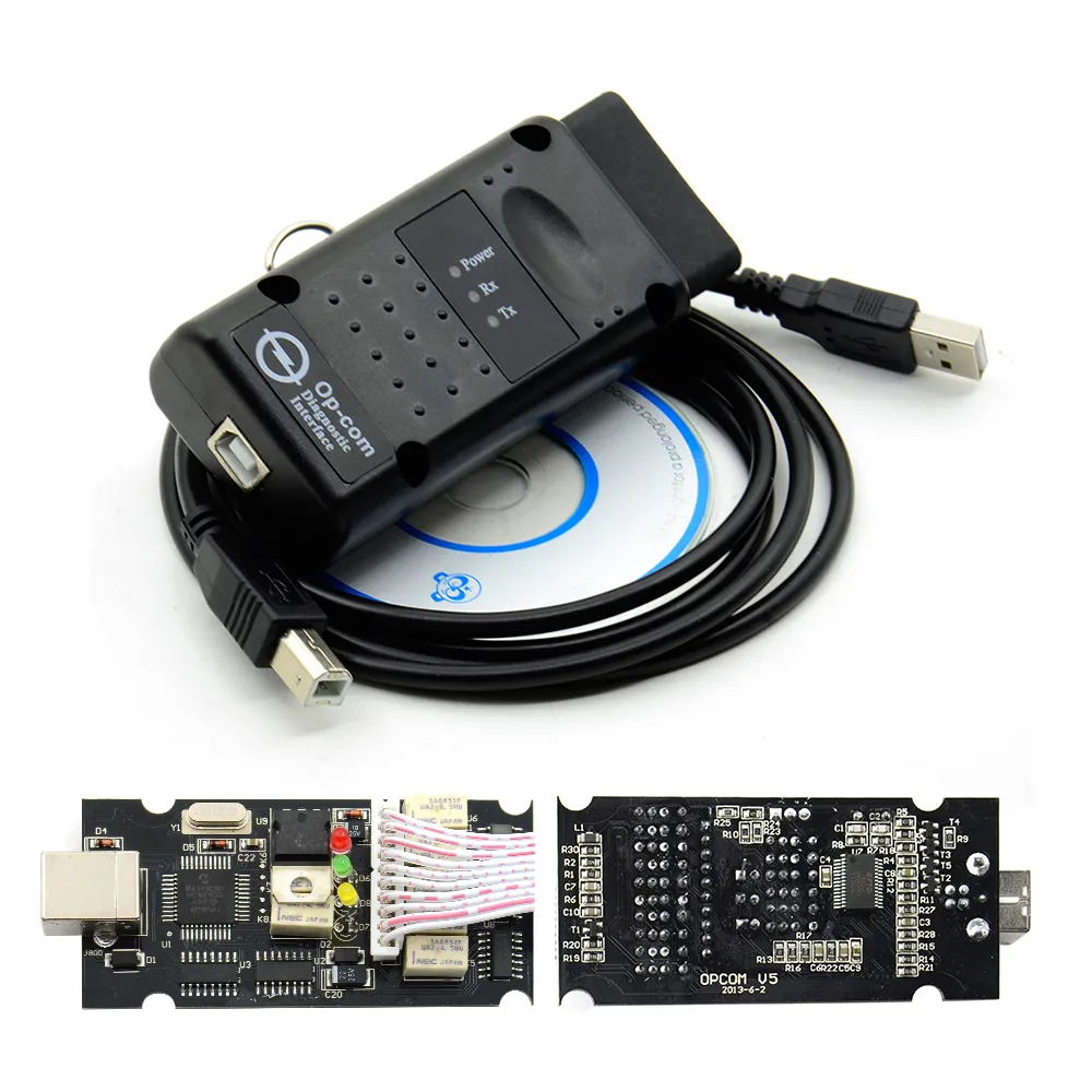OP COM V1.99 OBD2 Car Diagnostic Scanner with PIC18f458 for Opel ...