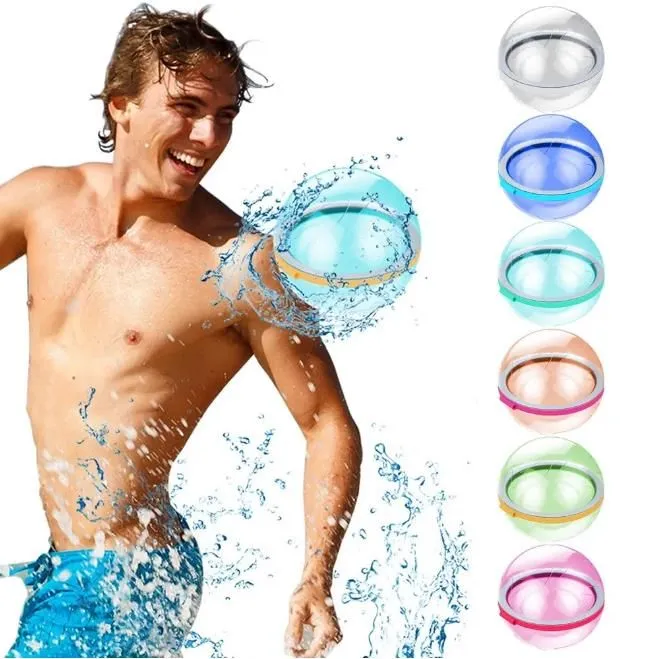 Amusant pour les ballons d'eau : Jeux réutilisables en silicone pour balles magnétiques à remplissage rapide auto-scellantes pour l'extérieur - SplashMagix respectueux de l'environnement !Et salut Vekth