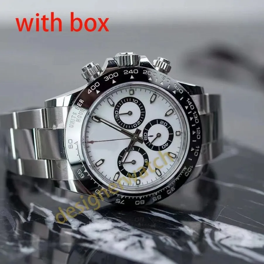 Luxury Mens Watch High-End Designer Automatisk rörelse Mekanisk klocka Sapphire Glass Ceramic Watch Ring Rostless Steel Watch BA288L