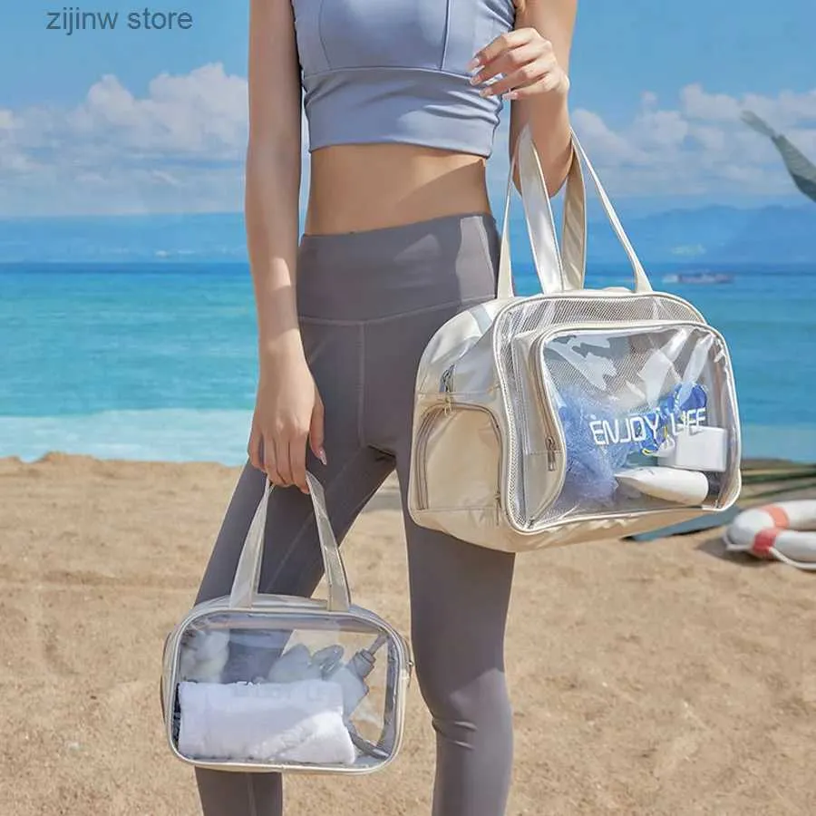 Altra organizzazione per l'archiviazione domestica 1PC borsa per il nuoto da donna grande capacità separazione bagnata e asciutta sport spiaggia fitness borsa speciale borsa da viaggio Y240329