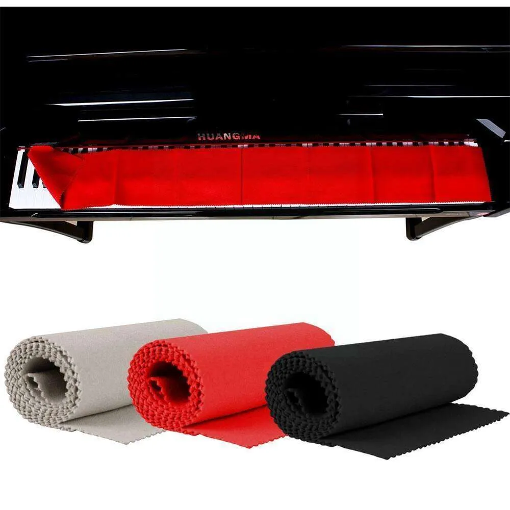 Nouveau tissu de protection anti-poussière en coton, accessoires anti-saleté, couvre-clavier, cache-poussière pour touches de Piano S P9w3