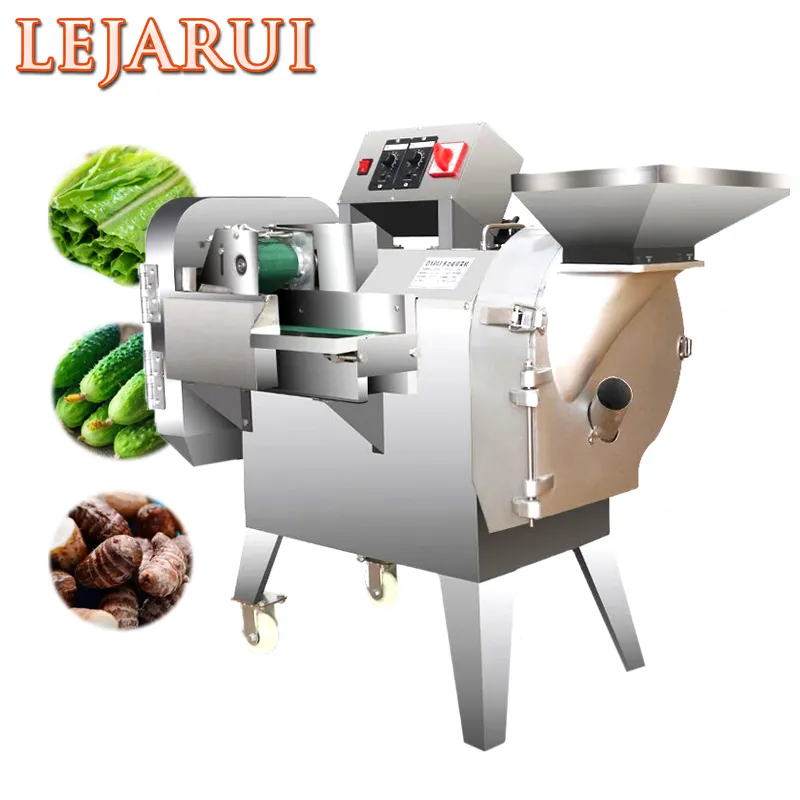 Машина для резки овощей с двойной головкой, автоматическая машина для нарезки кубиками фруктов и овощей