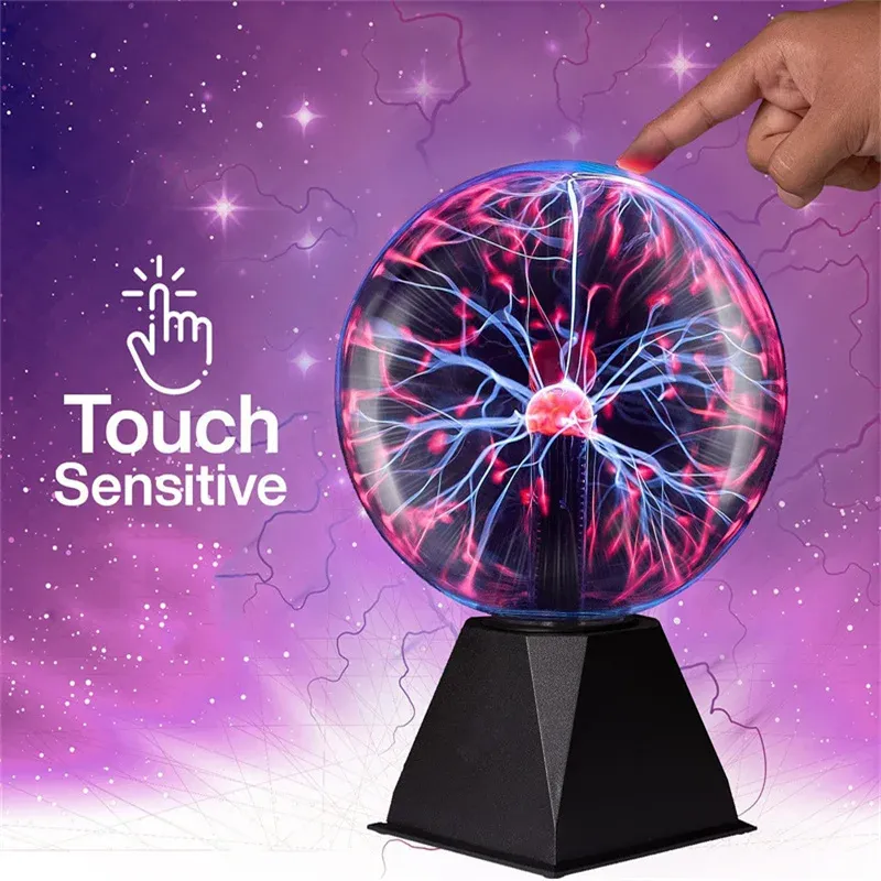 DHgate.com:Hypnotic Plasma Ball: Touch-Sensitive Glass Night DHgate.com:Hypnotic Plasma Ball: Touch-Sensitive Glass Night