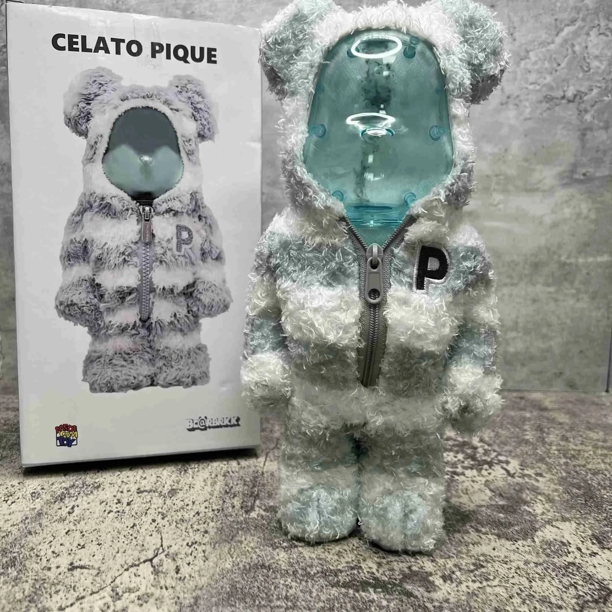 bearbrick x fragment 400% Cyberpunk Daft Punk Joint Bright