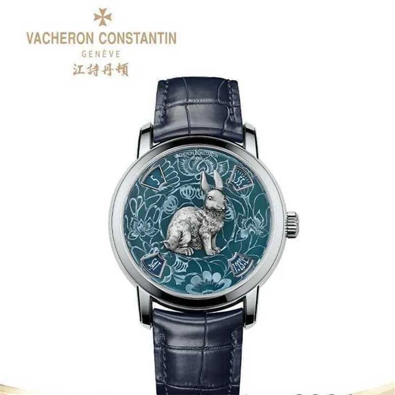 ZF Factory VacherinsConstantinns Overseas Swiss Watch Constantin Master Arts Twelve Zodiac Rabbit Year