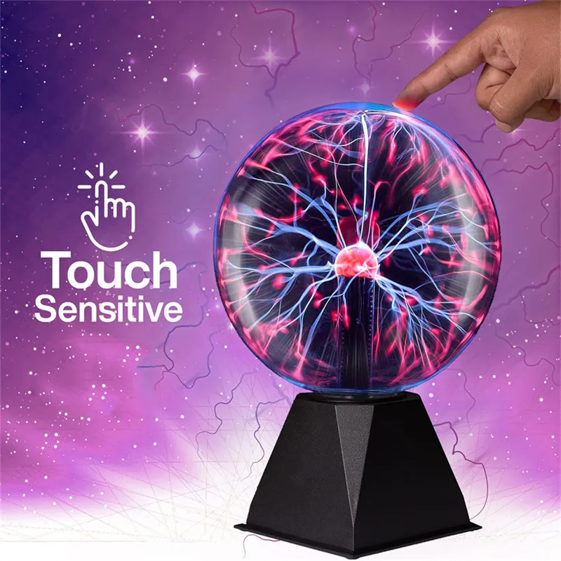 Noonty Magic Plasma Ball light shop - 3/4/5/6/8 Inch Touch Noonty Magic Plasma Ball light shop - 3/4/5/6/8 Inch Touch