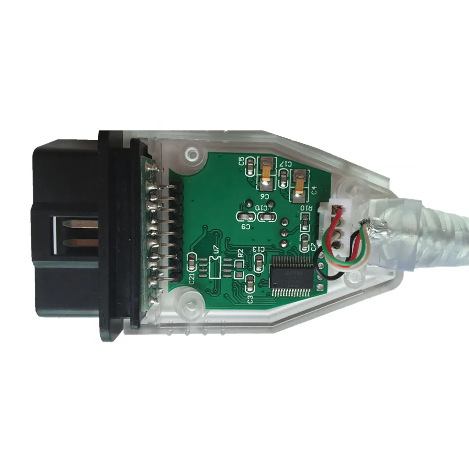 MINI VCI TIS Techstream Diagnostic Cable, OBD SAEJ2534 Interface Tool ...
