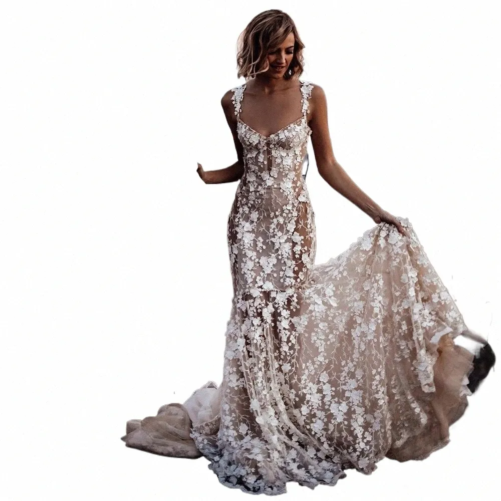 amazon women's sweetheart full lace beach wedding dress Palm Beach Flutter Sleeve Maxi Dress main image 0
