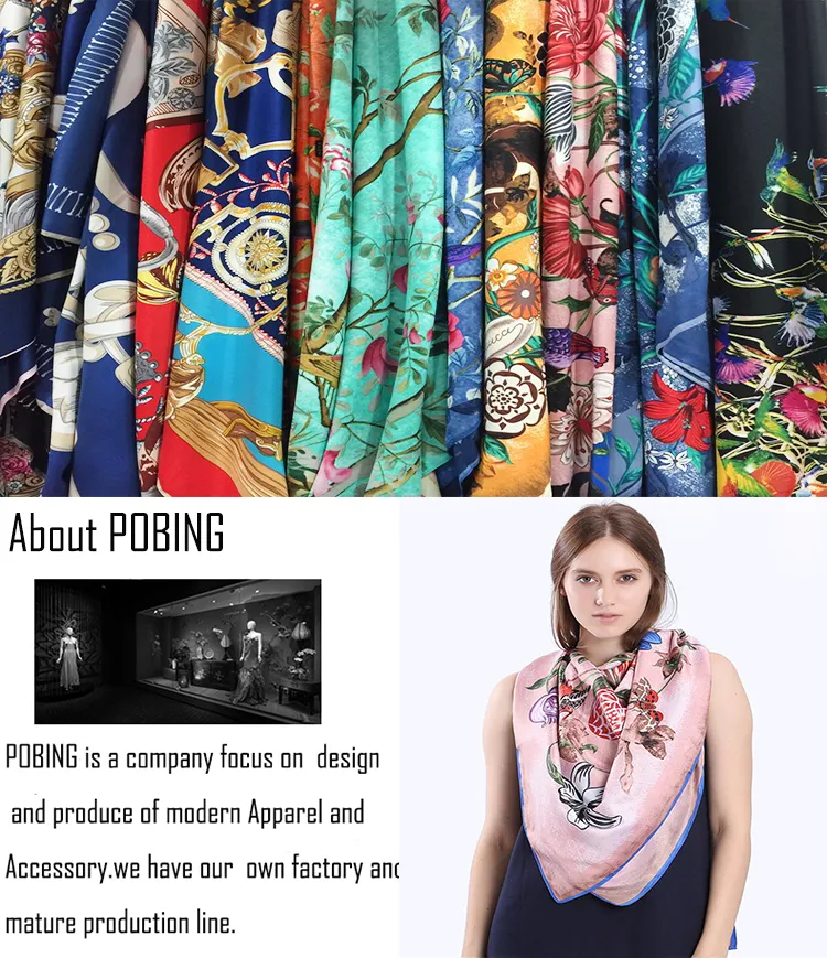 Foulard/Carré/Schal★En soie 100% and SUPERIOR 33g★Silk SCARF Shawl