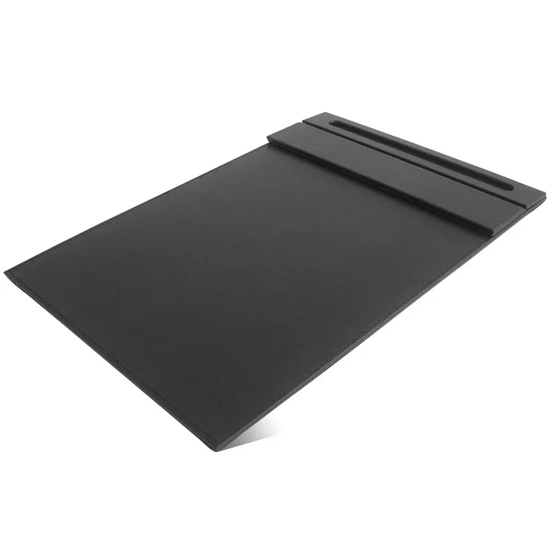 Magnetisches Klemmbrett, Aktenordner, A4-Papier-Klemmbrett mit Clip, Tablet für Bürobedarf, Leder, Schwarz, Portfolios, Pad, Messager