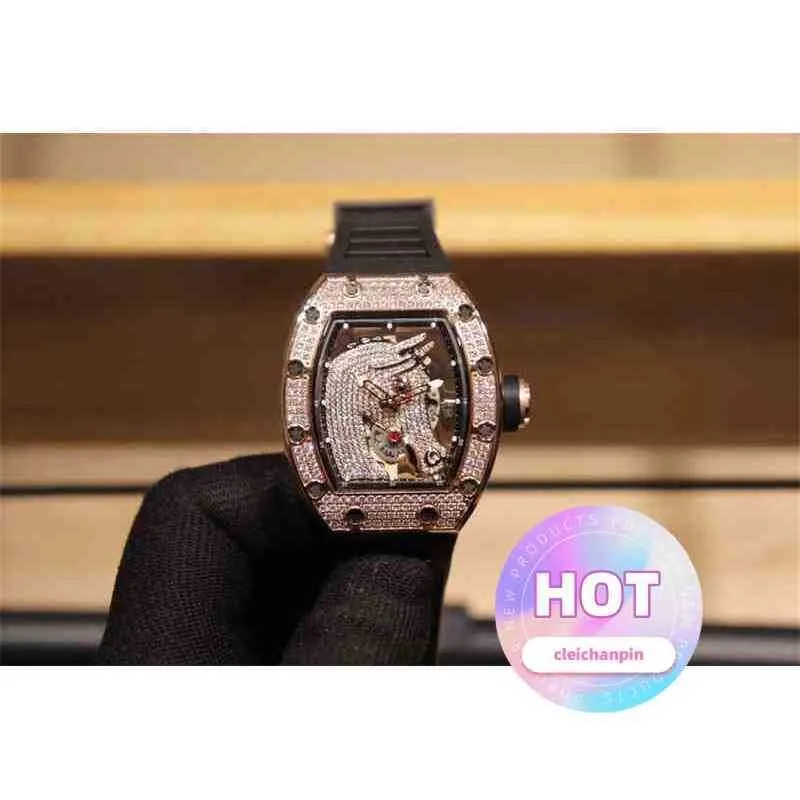 ميكانيكا رجالي فاخرة الساعات wristwatch رجال الساعات رأس الحصان الحركة الميكانيكية Swing 28800 شريط السيليكون 45 مم سميكة 12 مم 904 refin