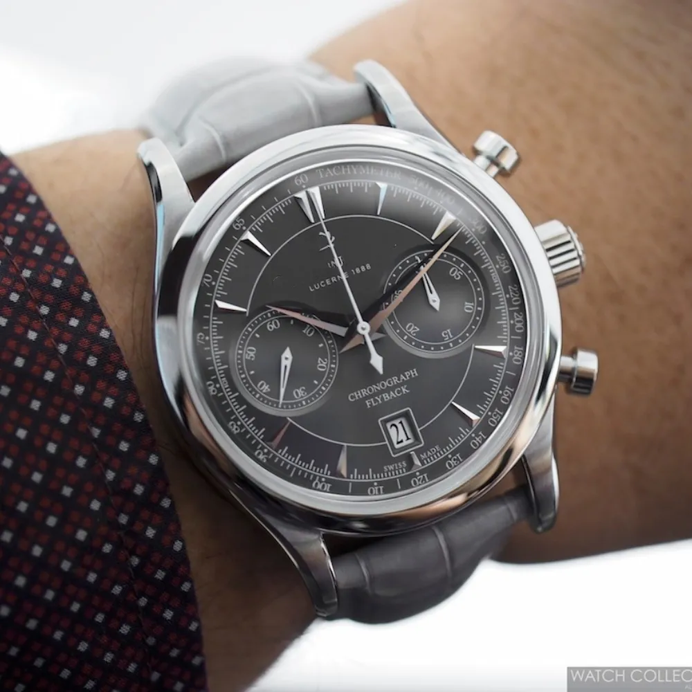 Oryginalny Carl F Bucherer Mens Watch Manero Flyback Chronograph Designer Watches Wysokiej jakości Mężczyźni Watch Montre de Luxe Dhgate New