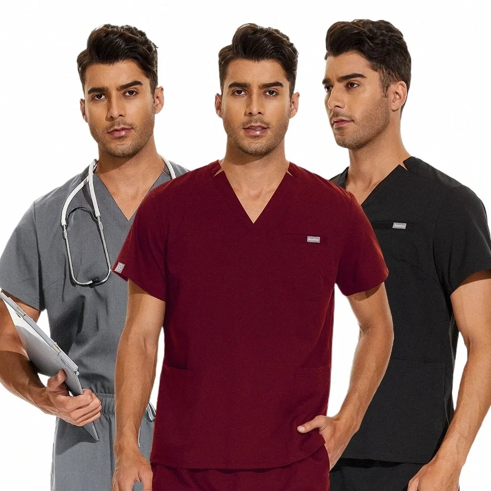 Uniforme clinica New Fi Mens Scrub Abito chirurgico unisex Prezzo all'ingrosso Beauty Sal SPA Uniformi Dentista Veterinario Scrub v1rP #