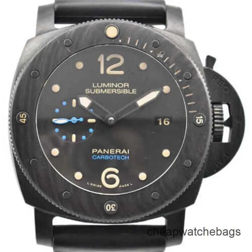 Titta på Swiss Made Panerai Sports Watches Paneraiss Pam Luminor Submersible Automatic Mechanical Watches Full rostfritt stål vattentätt