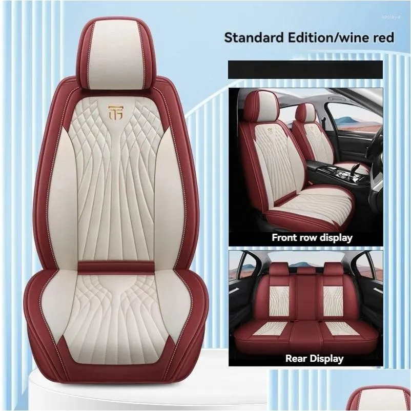 Car Seat Covers Ers High Quality All Inclusive Leather Er For E46 E90 3 Series E21 E30 E36 E91 E92 E93 F30 F31 F34 F3Car Accessories D Othl9