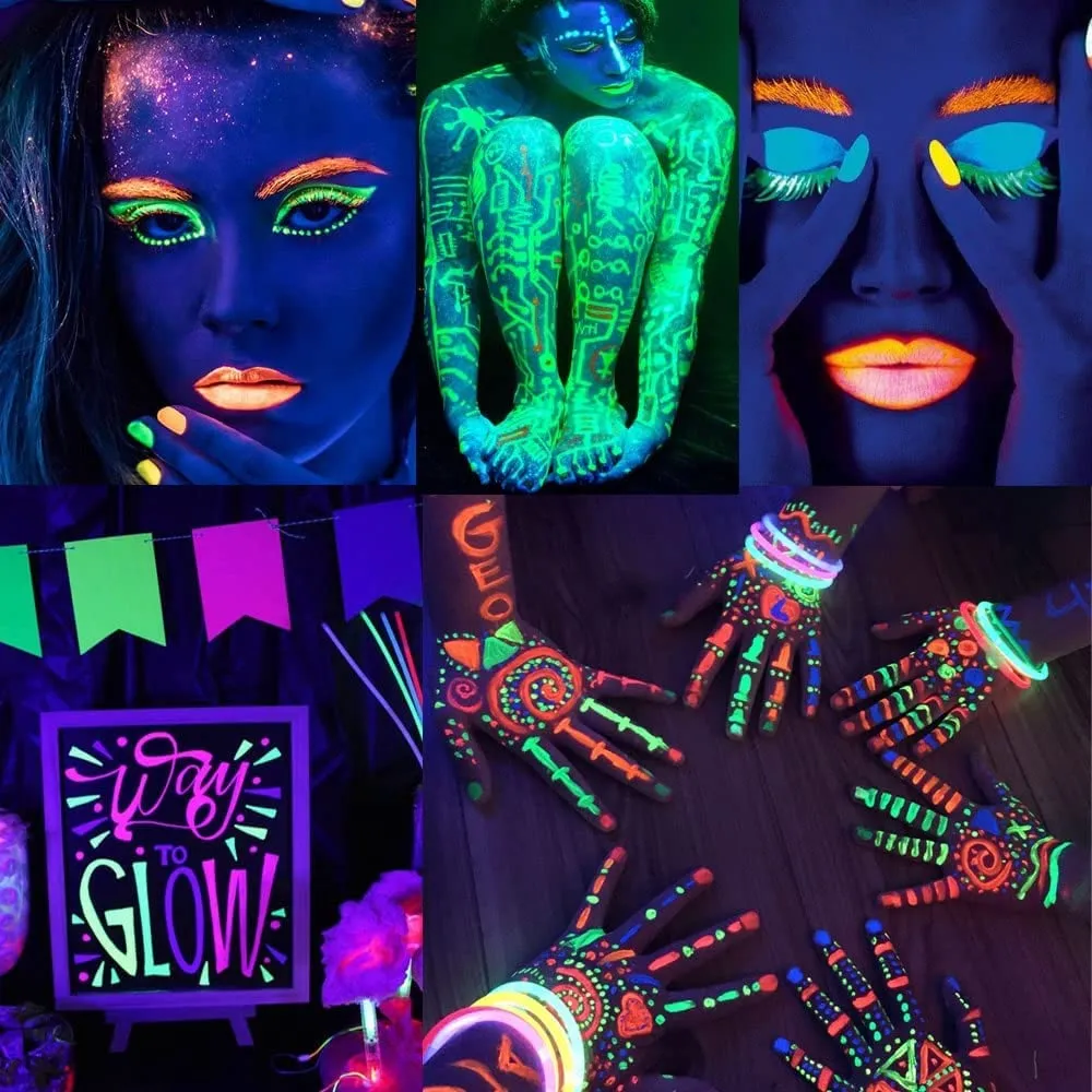 100W Black Light Bar UV LED Stage Blacklight Party DJ Club Halloween+Free Tapes