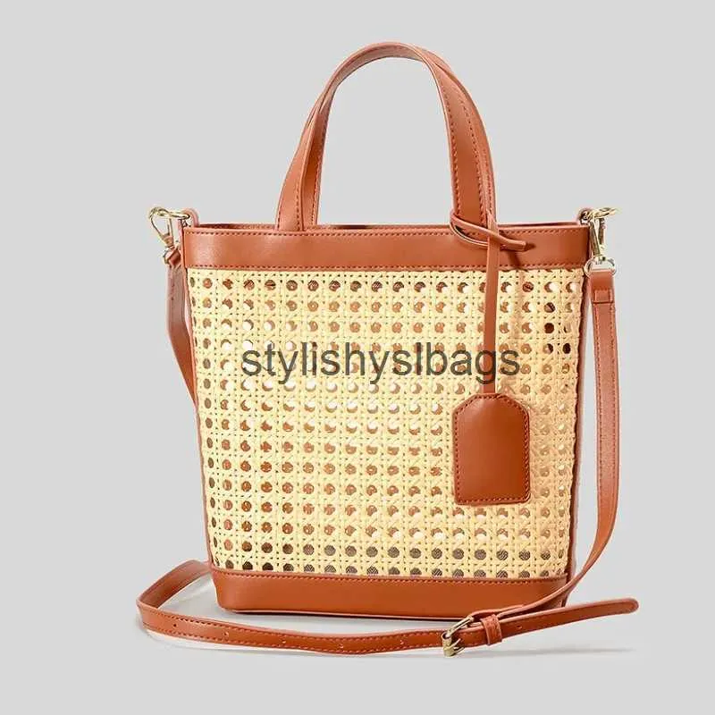 Torby na ramię wiosenne patchwork torebka na plażę 2024 NOWOŚĆ WAKACJA WAKACJA WODNKOWE Crossover Bag Women Wakacje Bolsos H240330