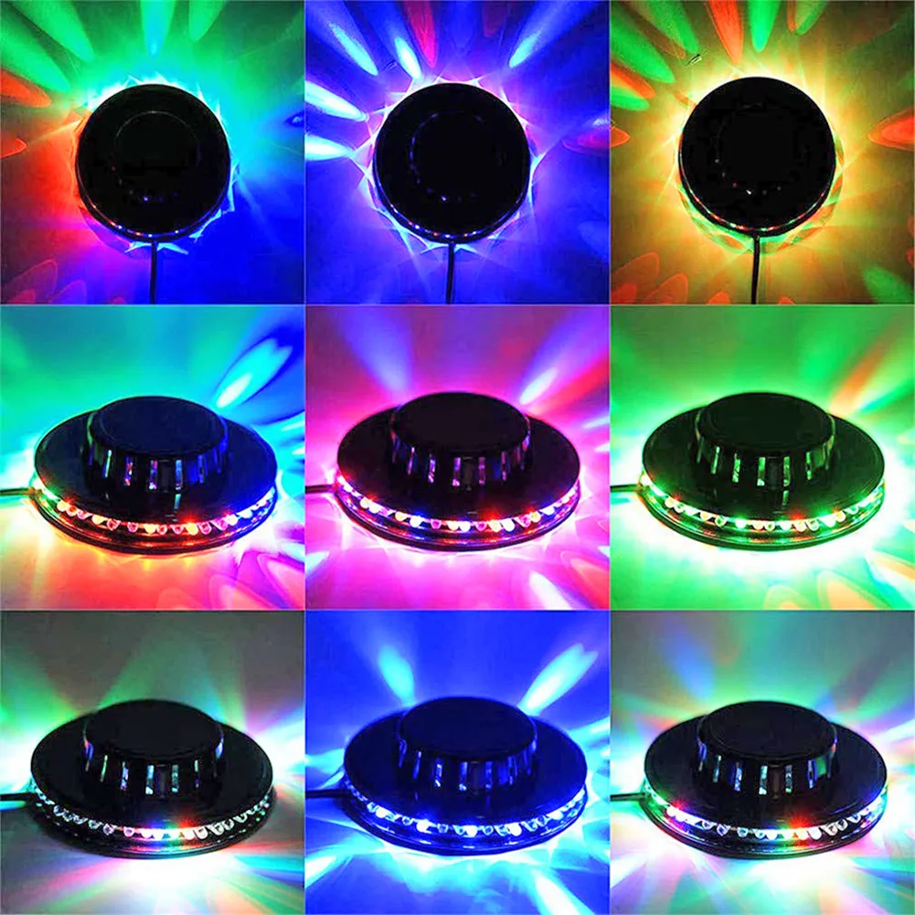 DHgate Immersive USB RGB Rotating Disco Ball LED Party Light for Captivating KTV Bar Stage Ambience Lights Lighting