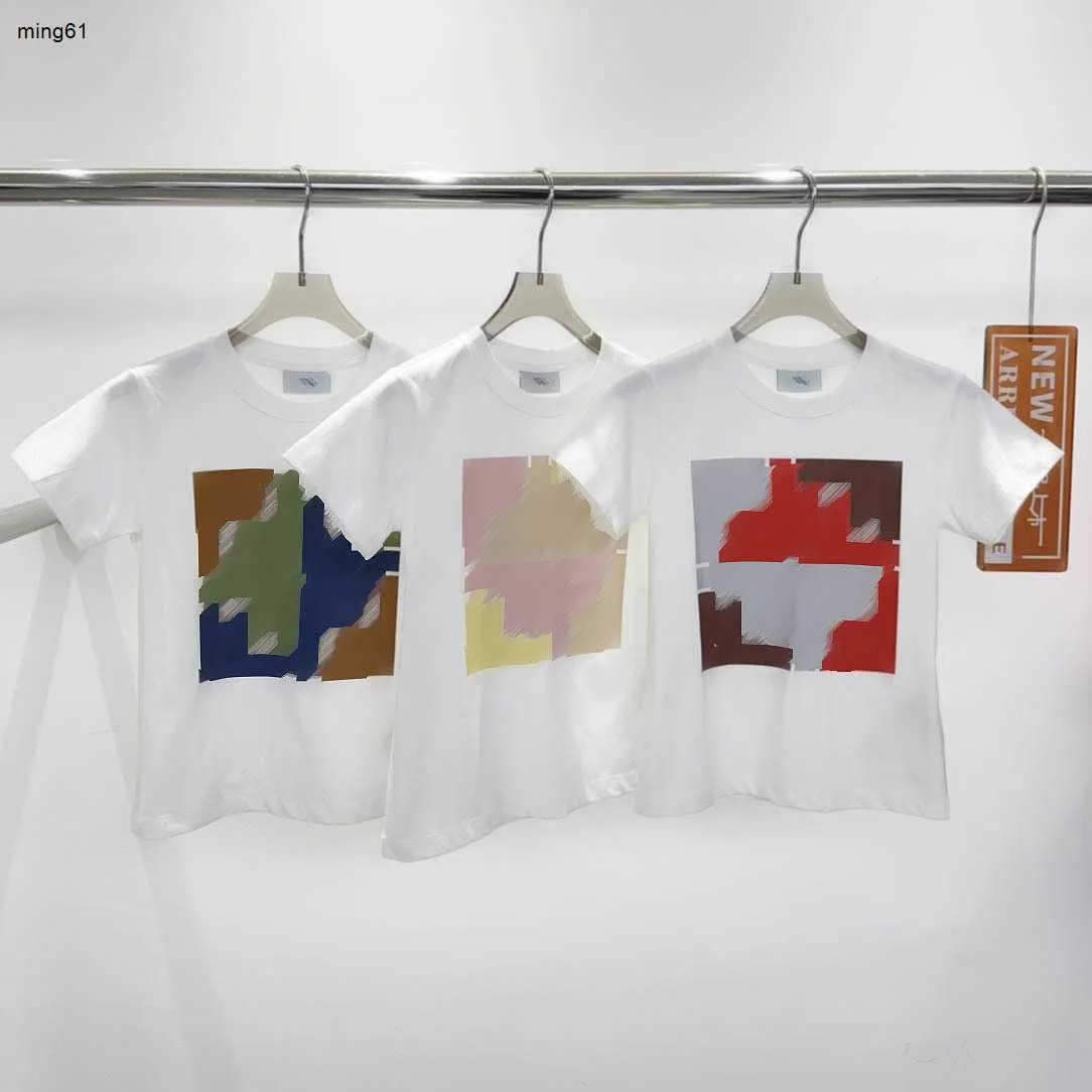Brand Baby T-shirt dla dzieci Designer Ubrania Dziecko Tshirt Rozmiar 100-150 cm alfabet wzór dziewcząt chłopcy koszulki z krótkim rękawem 24MAR