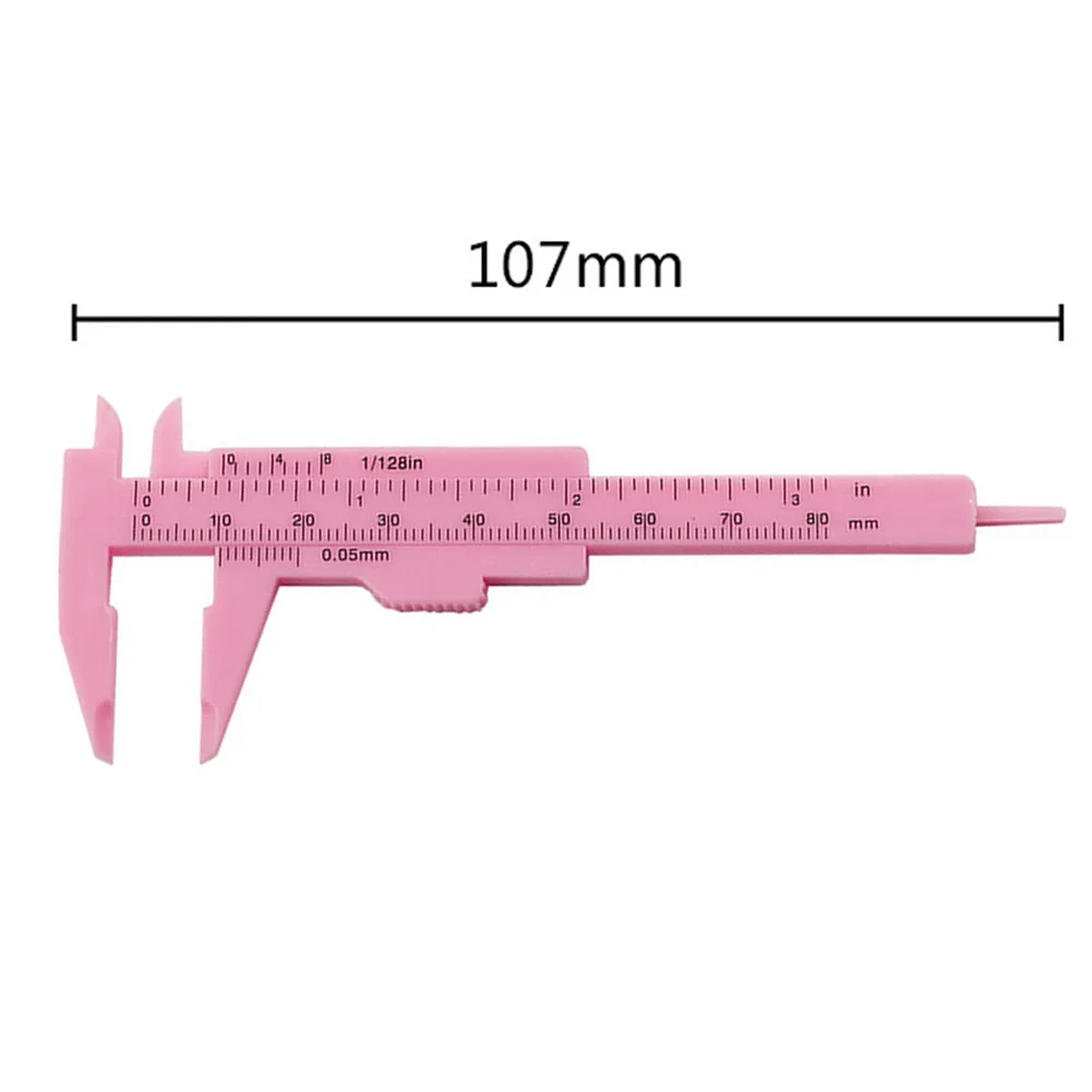 0-3.15 in 0-80 mm Plastic Vernier Caliper Sliding Gauge for Inner and ...