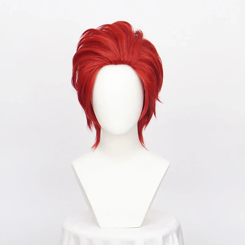 wigs ccutoo akakami no Shankusu wigs من Anime Onepiece Red Short Fluffy Cosplay Cosplay Cosplay Heat Resistance Hair Party