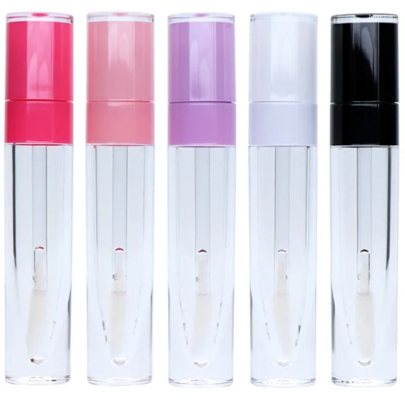 Bottiglie di stoccaggio 20 pz/lotto 6.3ML Tubi di Rossetto Vuoti Lip Gloss Trasparente Eyeliner Mascara Contenitore