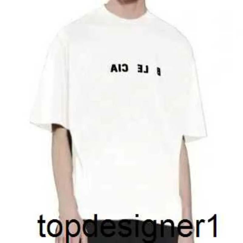 Designer High-end kwaliteit Trendy Nieuw product Klassiek Engels B-familie Los en comfortabel Puur katoen T-shirt met korte mouwen Paar Koreaanse mode-top U6J4