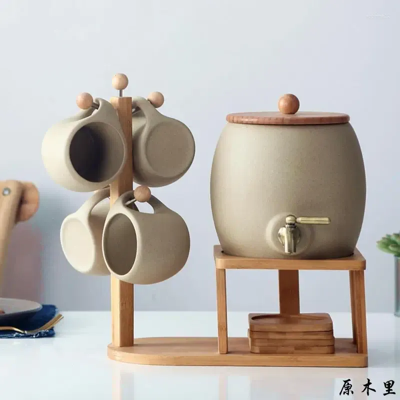 Zestawy herbaciarni zimny czajnik ceramiczny gospodarstwo domowe miski wodne duża pojemność odporna na ciepło w wysokiej temperaturze odporne na wybuch czajnika piwowarskie