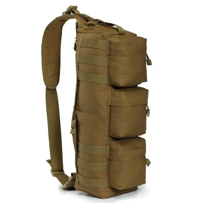 Bags Men's Hiking Chest Packs Sling Backpacks Waterproof Molle Bag Outdoor Tactical Belt Bag