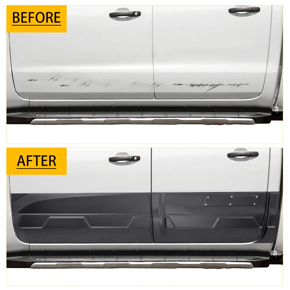 Side Door Body Cladding Molding Guards for Ford Ranger 2012- T6 T7 T8 ...