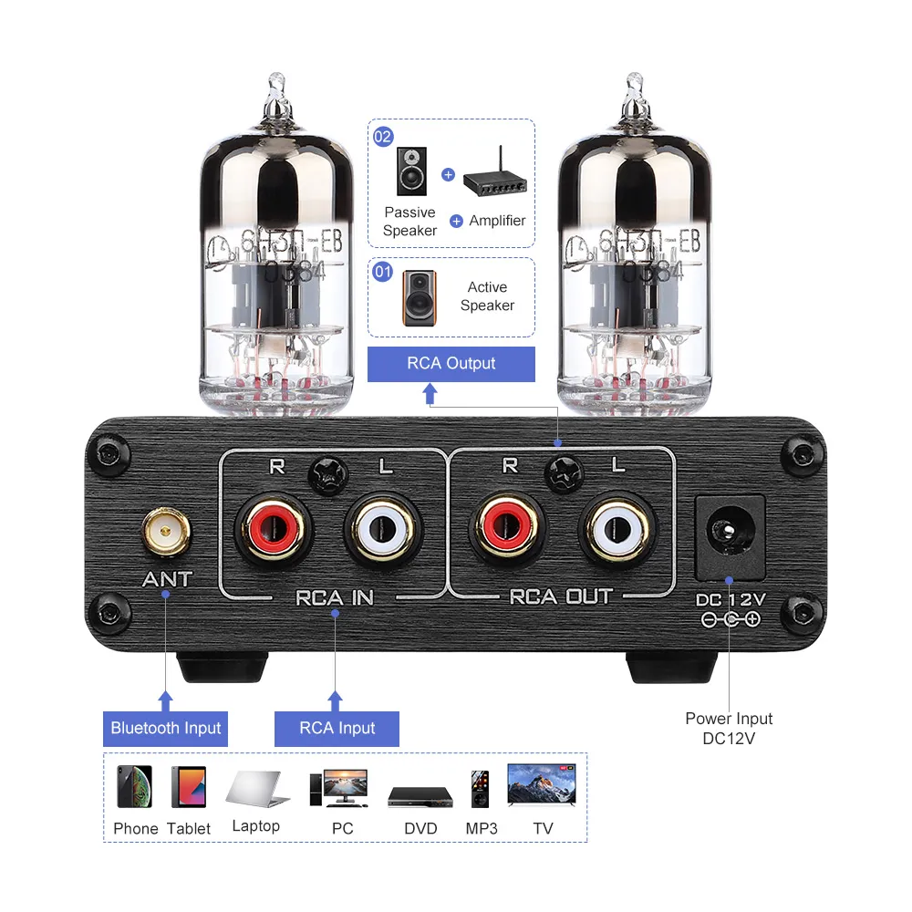 DHgate.com:Phono Tube Preamp for Turntable - Vacuum Tube Pre