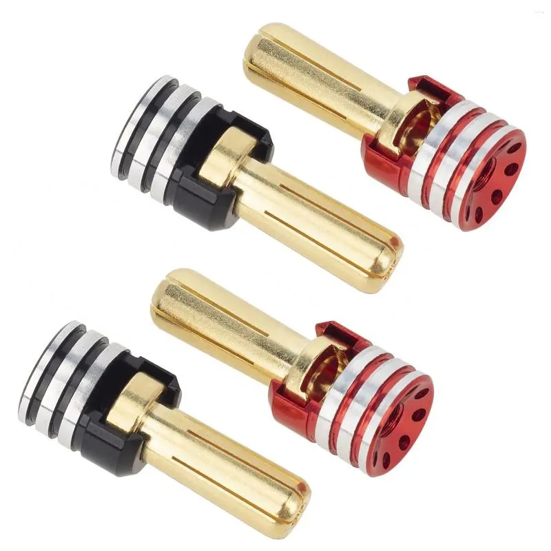 Kaşık 4pcs Pil Sabet Sebzesi Fişleri Çizelgeler Kiti 1/10 off-road kamyonu için 4.0mm RC Araç Aksesuarları Yükseltme Parçası