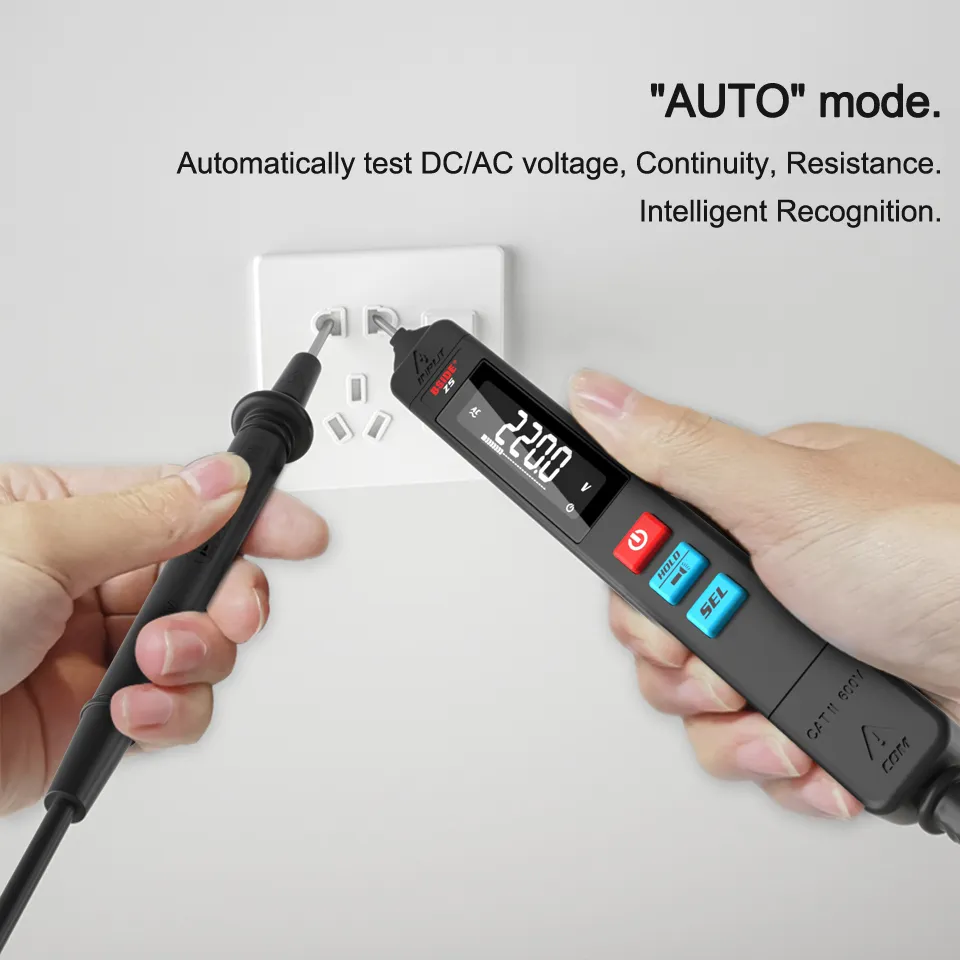Bside Z5 Digitaler Multimeter Smart Pen Tester Autoranging 6000 DC Wechselstromspannungskapazität OHM NCV Hz Diode Continuity Live Messgerät
