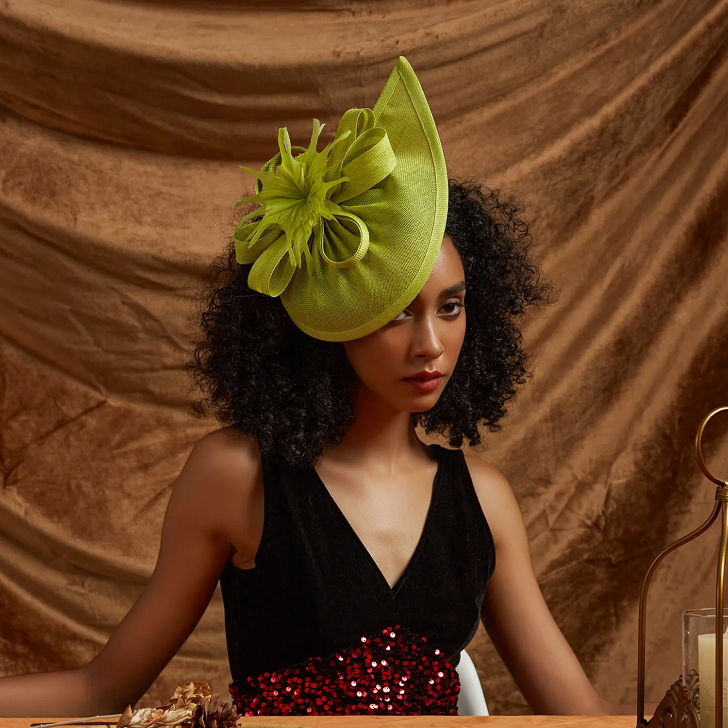 4525 Fascinator Hats For Women Tea Party Hat Kentucky Fascinators Headband JilgTeok 4 Packs Tea Party Hat Fascinators Headband Kentucky  main image 2