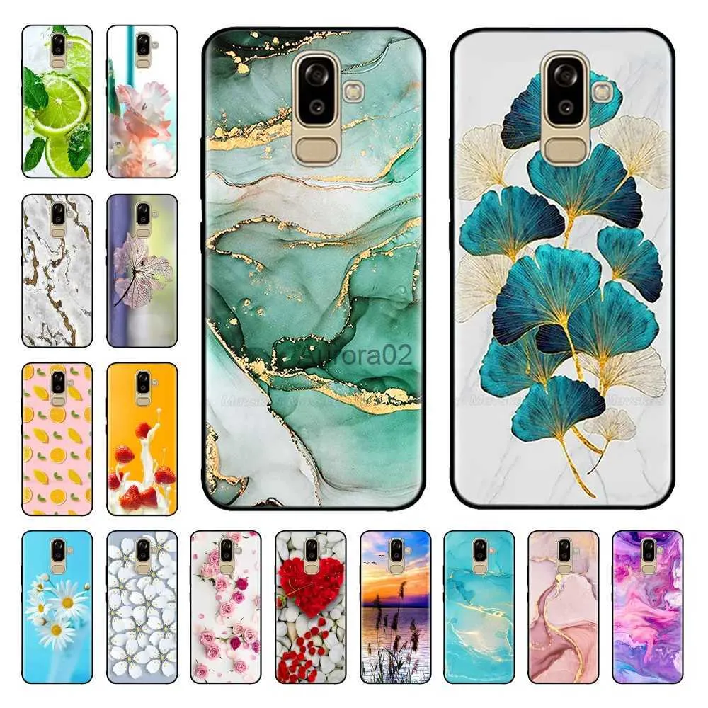 Obudowy telefonu komórkowego Śliczna silikonowa okładka dla Samsung Galaxy A8 2018 Case A530F SM-A530F Soft TPU Fundda Coque Plus A8+ A730F YQ240330