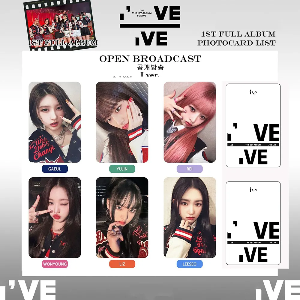 IVE I AM K4 Photocards, K Pop Selfie Lomo Card Set | DHgate