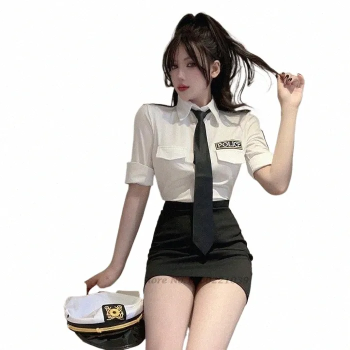 2024 Étudiant japonais JK Uniforme Sweet School Girl Temptati Femmes Blouse + Cravate + Jupe Ensemble Écolière F3kL #