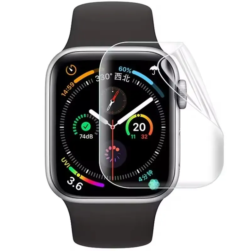 واقي الشاشة لسلسلة Apple Watch Series 9/8/7 49mm مضادة للخلع HD Clear مرنة FIME TPU الحماية