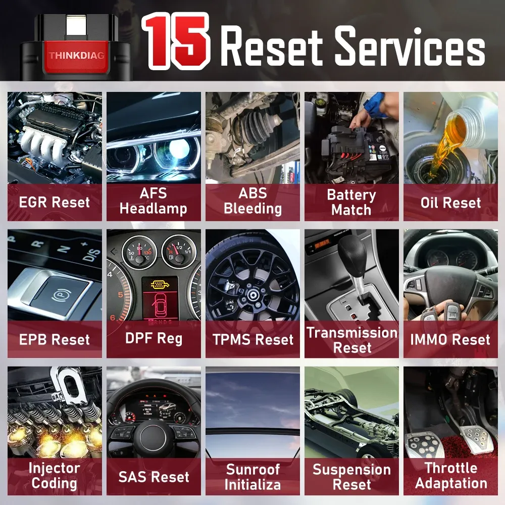 THINKCAR Thinkdiag All System 1 year Free update Full software OBD2 DiagnosticTools Active Test ECU Coding Scanner PK easydiag
