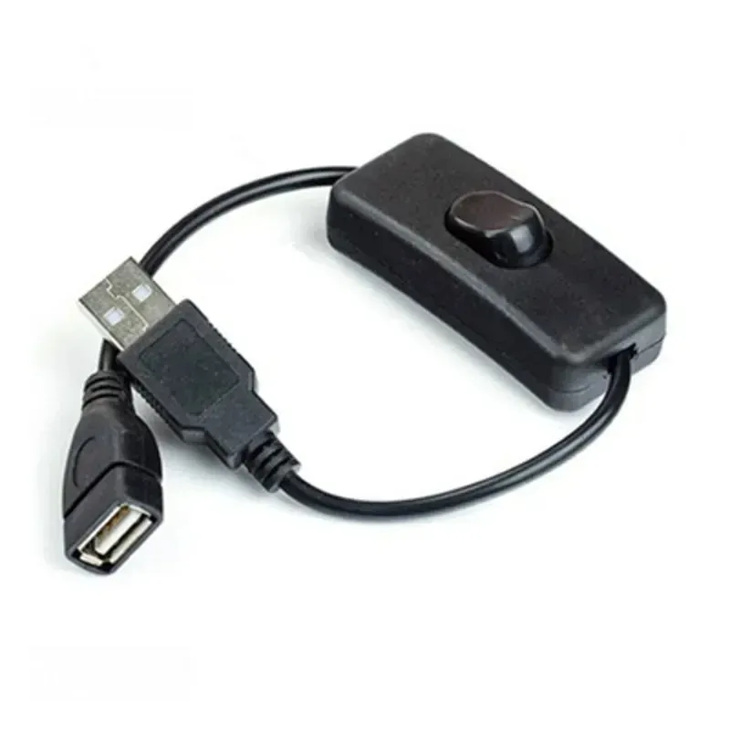 Новый 2024 ESCAM 28CM USB -кабель с переключателем/выключенным переключением для удлинителя кабеля для USB LAMP LAMP USB Line Line Line Line Hot Sale Adapter