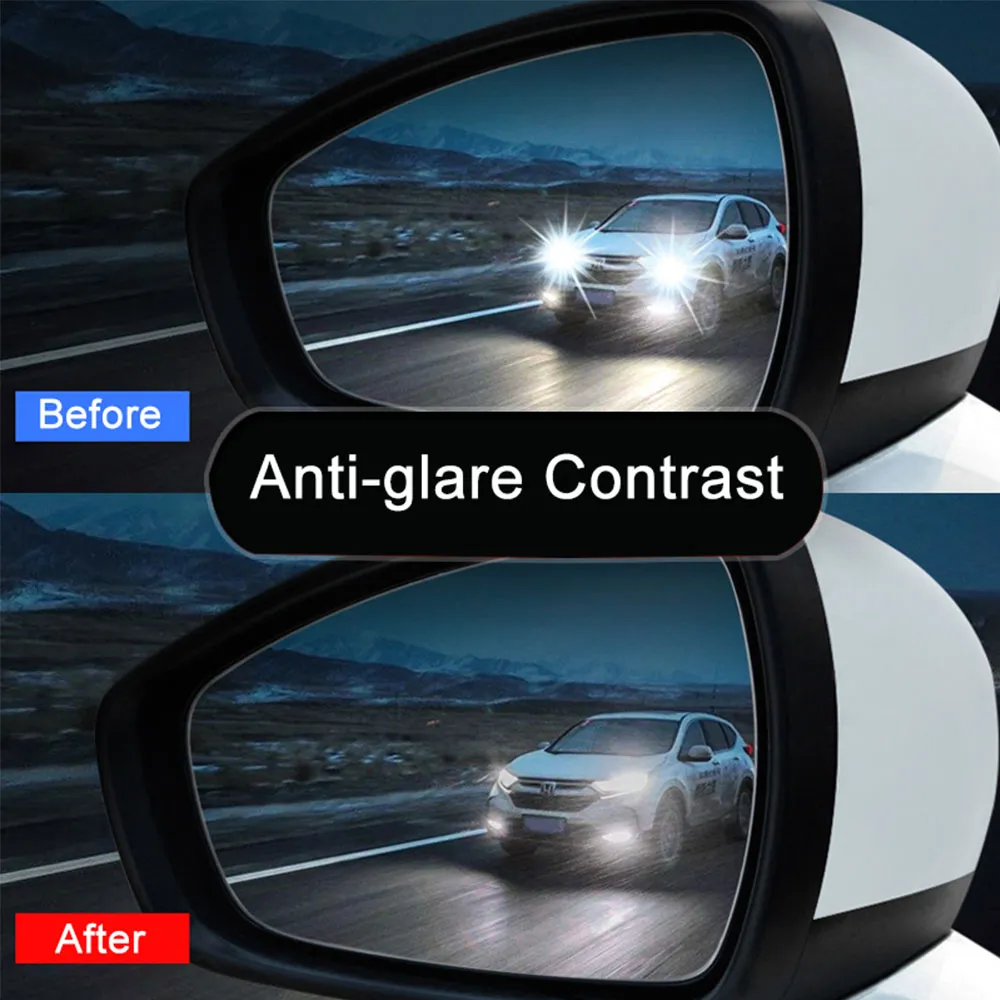 2024 Car Rearview Mirror Film, Universal Anti-Fog Rainproof Protective ...