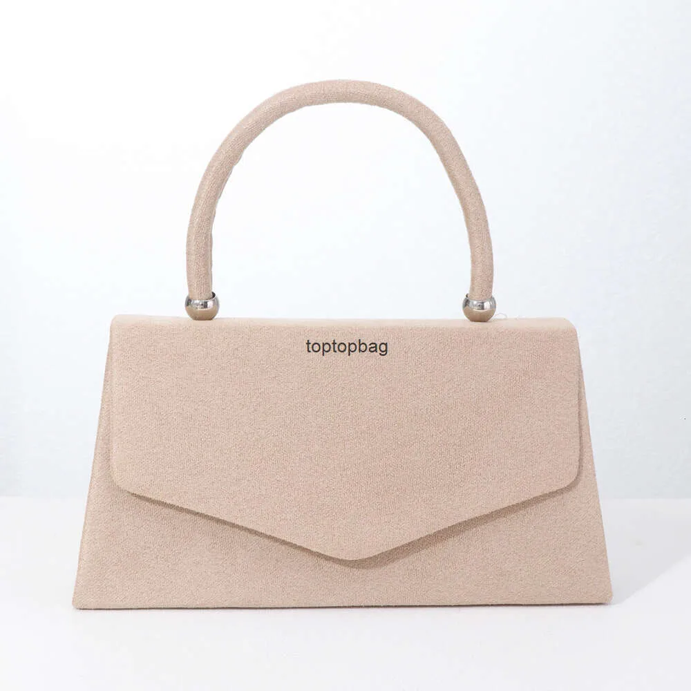 Designer Luxury fashion Diamond Clutch Bags New minimalist velvet soft handle square bag fashionable solid color womens handbag single shoulder diagonal cross bag